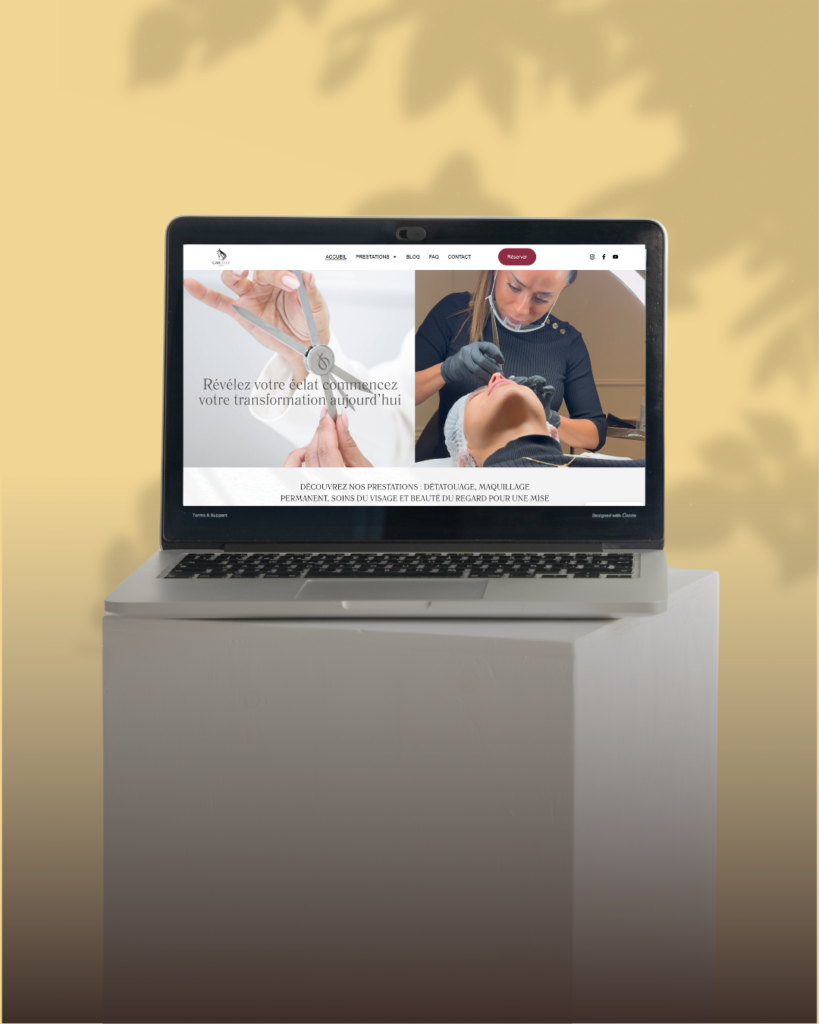 Site WordPress Gricelle Beauté